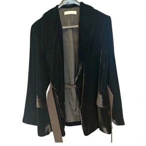 Liviana Conti velvet ribbon wrap blazer perfect condition size 10.